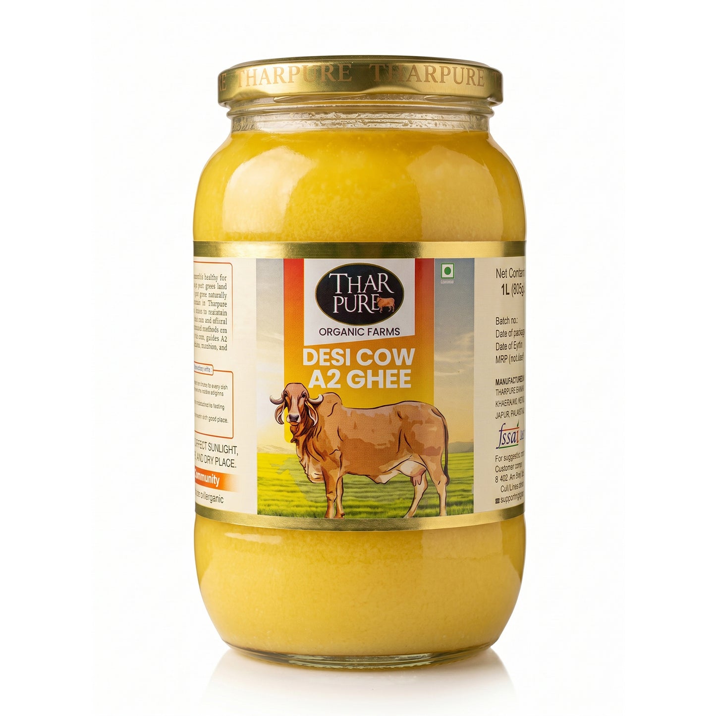 Gir Cow A2 Bilona Ghee - 1 Ltr