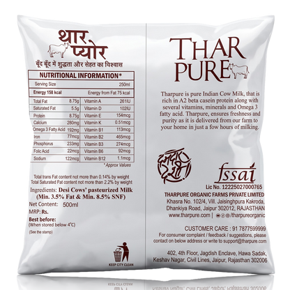 Desi Cow Milk - 500 ML